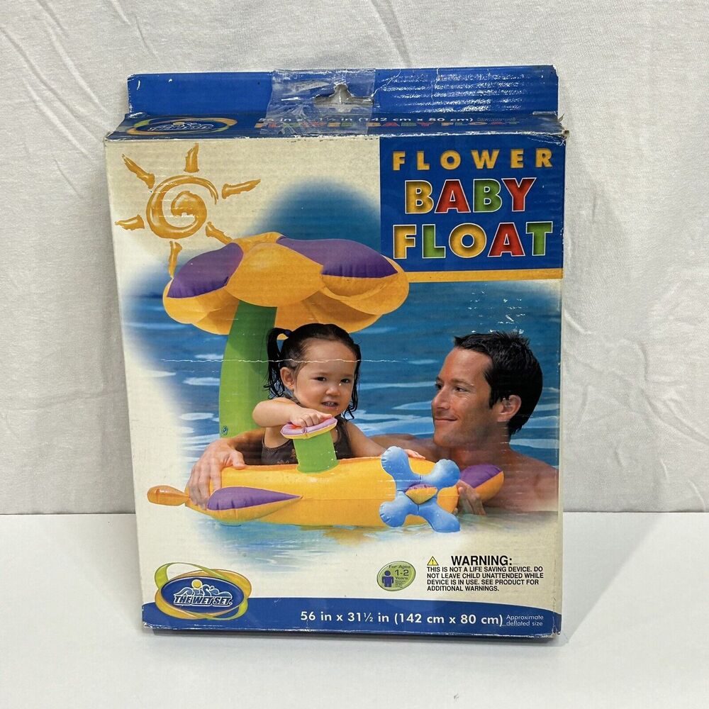 Intex The Wet Set Inflatable Flower Baby Float Item #56580T Size 56" x 31 1/2"